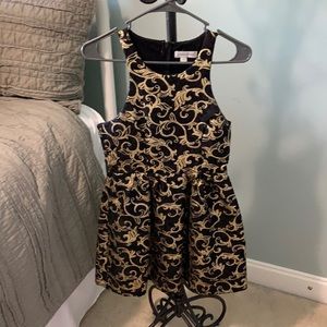 Black and Gold Dress